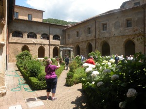 Courtyard, St. Scholastic Abbey